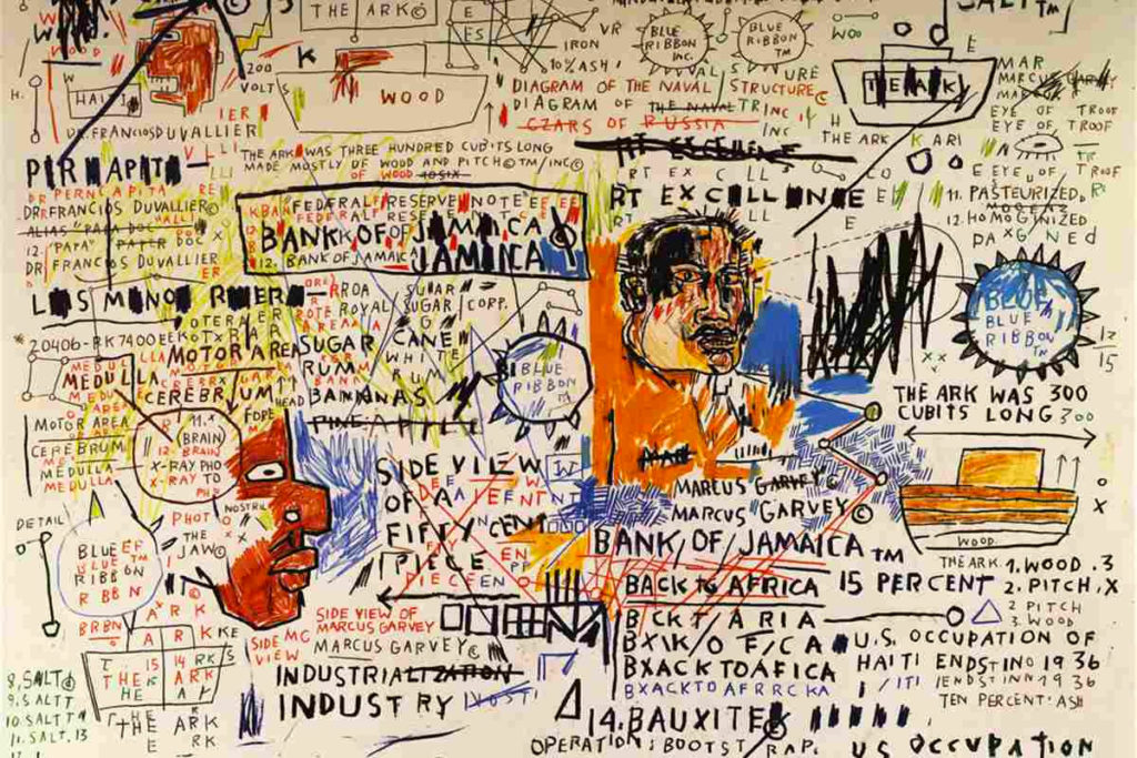 50 Cent Piece, by Basquiat
